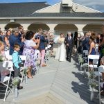 Father and Daughter walking down aisle, Wedding Ceremonies and Receptions at Casa Larga Vineyards